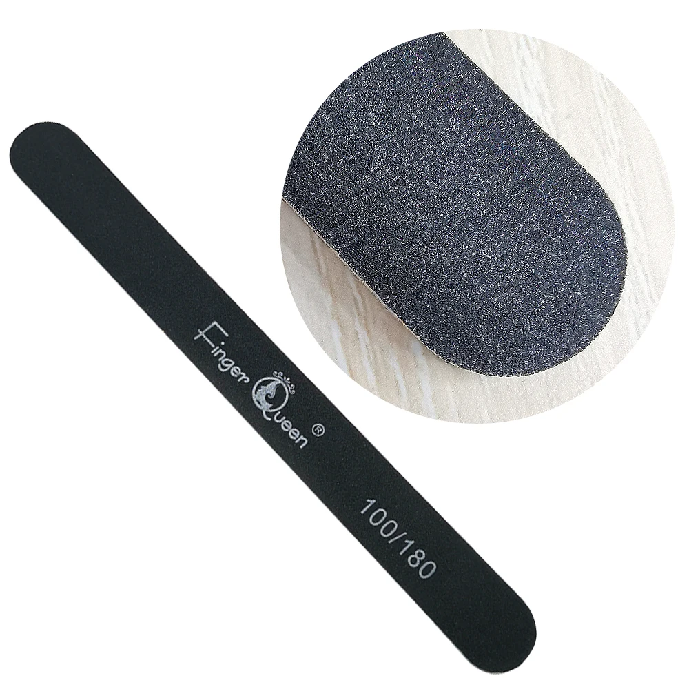 Пилка для ногтей 5 шт./лот наждачная бумага пилка гель лака 100/180 профессиональный