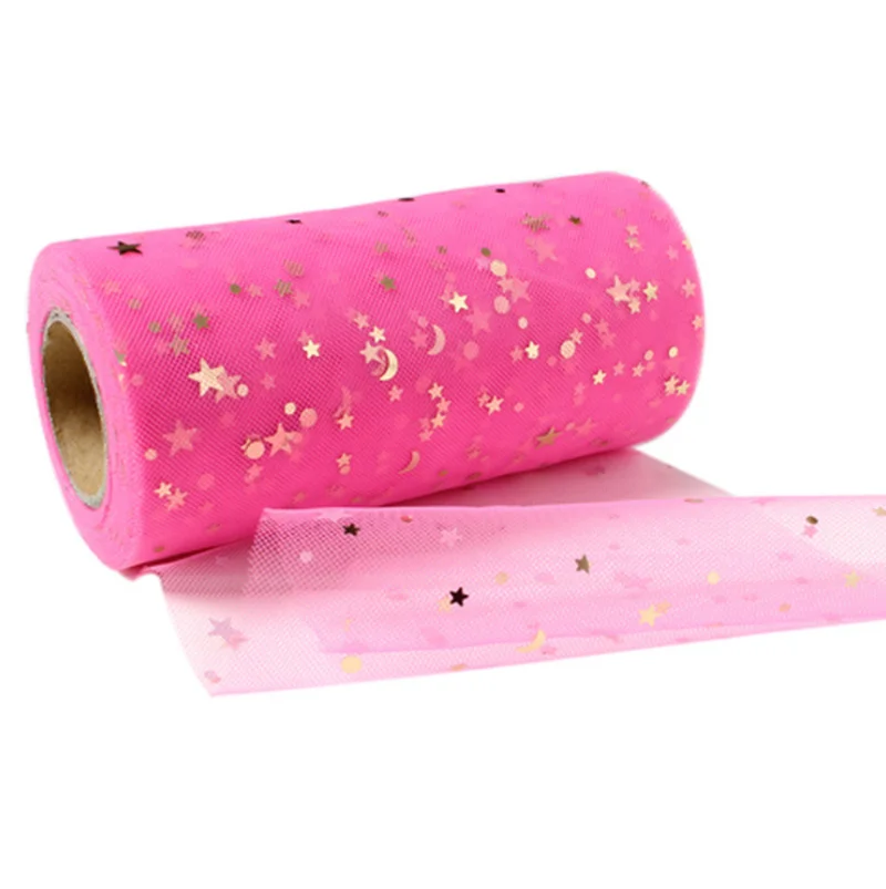 

25Yards/Roll 14cm Glitter Sequin Tulle Roll Wedding Decoration Tulle Fabric Tutu Dress Skirt DIY Organza Baby Party Supplies