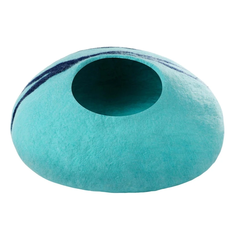 

Creative Egg Shape Cat Litter Cave Bed Soft Cotton Cushion Design Stable Warm Dropship