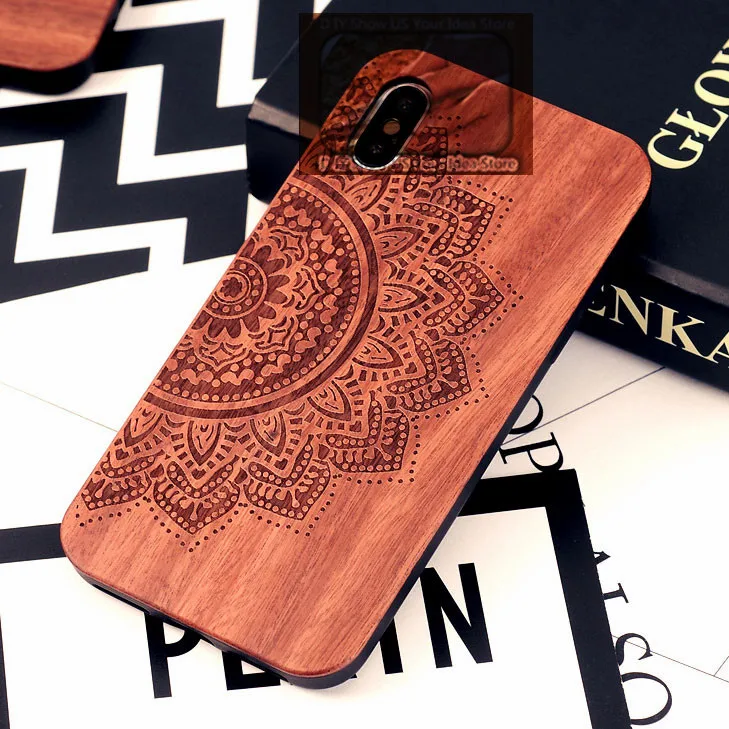 Деревянный чехол для iPhone 11 Pro Max X XR XS 100% натуральный деревянный бампер из ТПУ