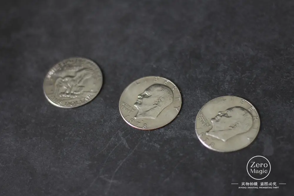 Бесплатная доставка красочная монета 2 0 (one долларовая версия) летающая