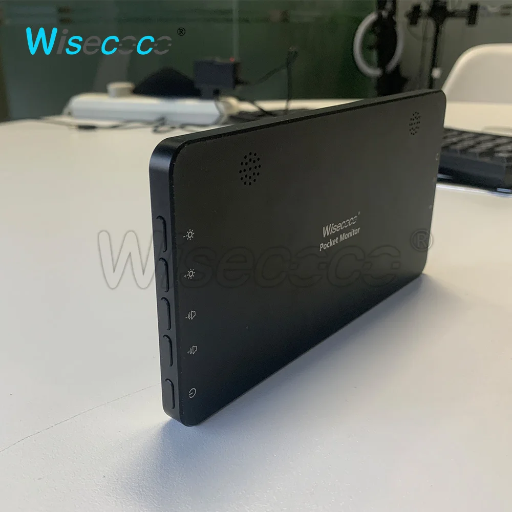 Wisecoco port&aacute;til de 7 pulgadas monitor 1080P IPS FHD Raspberry Pi Linux sistema Compatible Multi-Punto de Contacto monitor C&Aacute;MARA DE PAISAJE-5