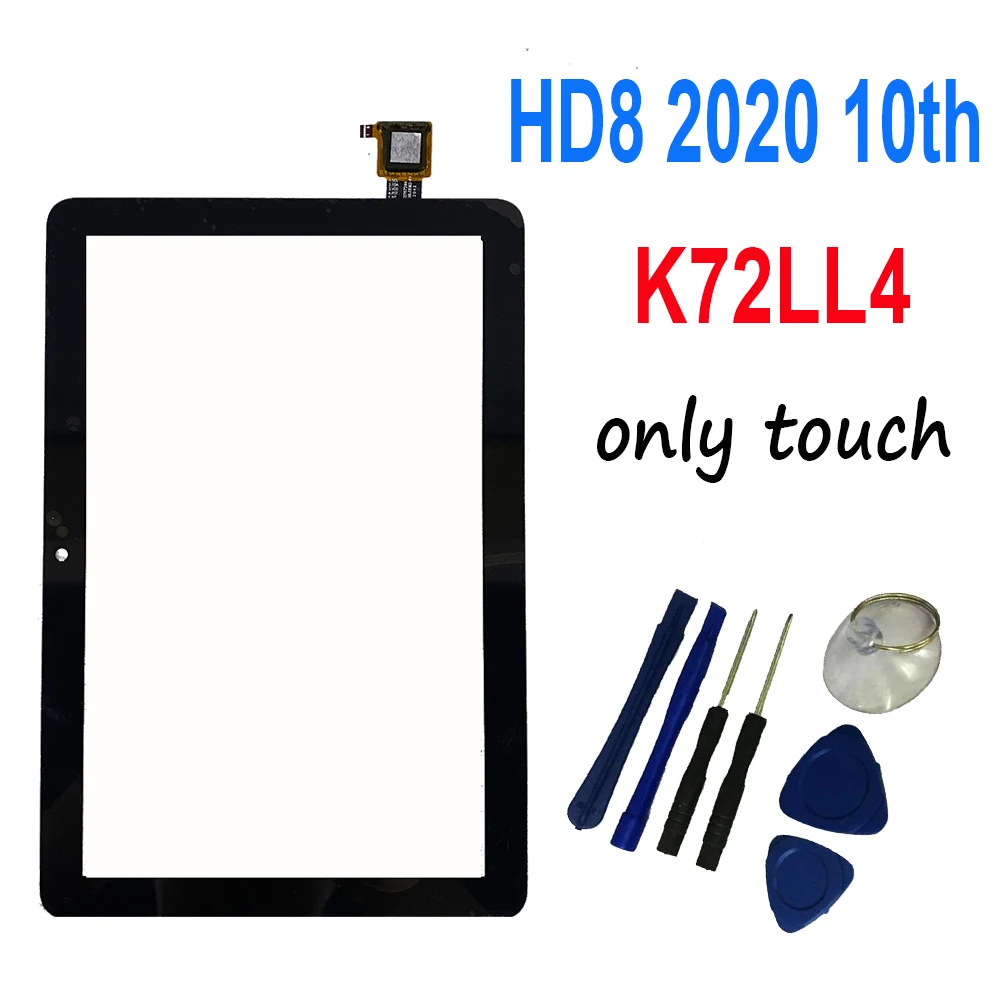 Для Amazon Fire HD8 HD 8 2020 10-го поколения K72LL4 сенсорный экран дигитайзер Стекло Замена |