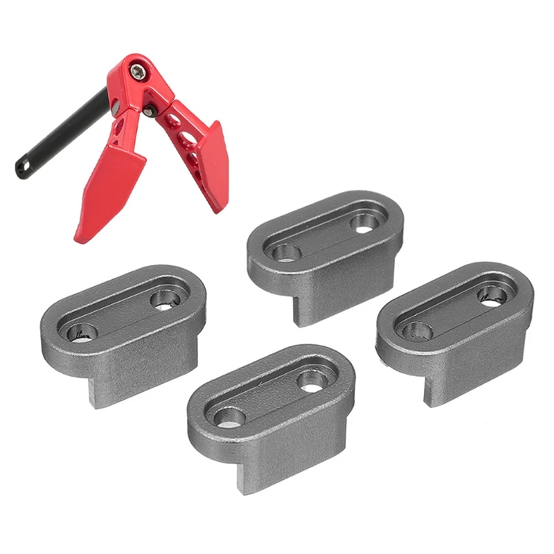 

Shock Absorber 4Pcs Fixed Seat For Wpl B14 B24 1/16 Rc Car With Winch Earth Anchor Decoration For 1/10 RC Crawler Axial