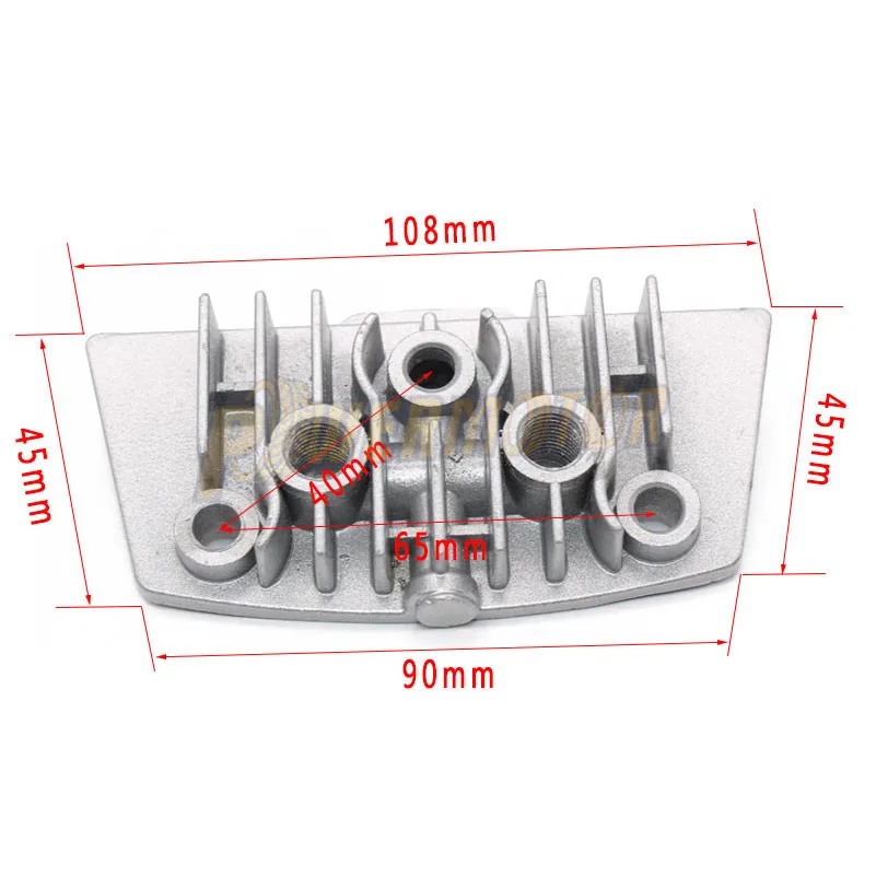 Горизонтальный двигатель для мотоцикла радиатор внедорожника квадроцикла 50 куб.