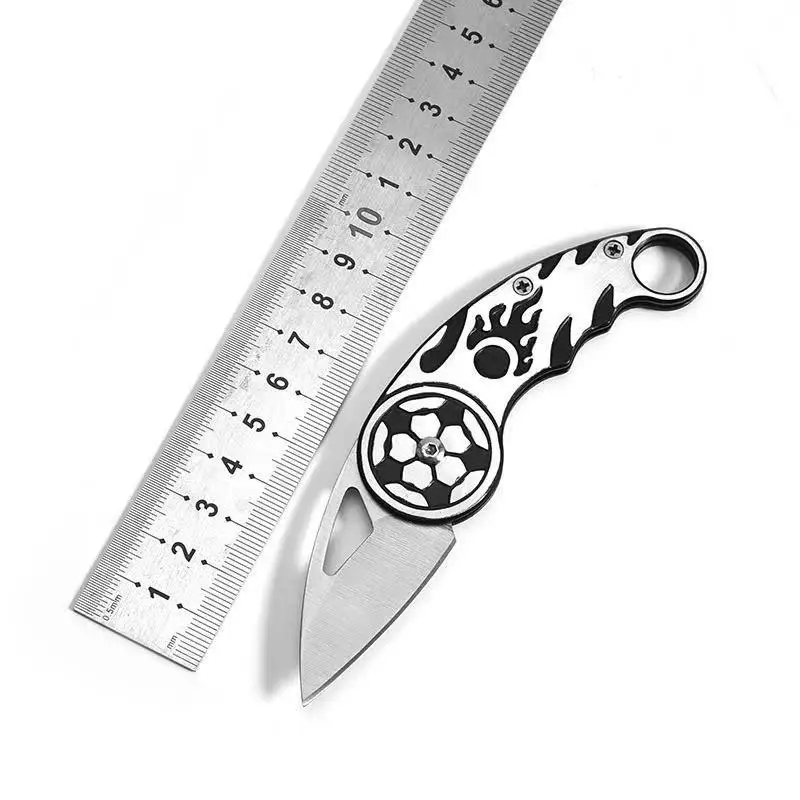 

Портативный складной нож из нержавеющей стали, мини-нож для фруктов, нож для выживания на природе, аксессуары для повседневного использован...