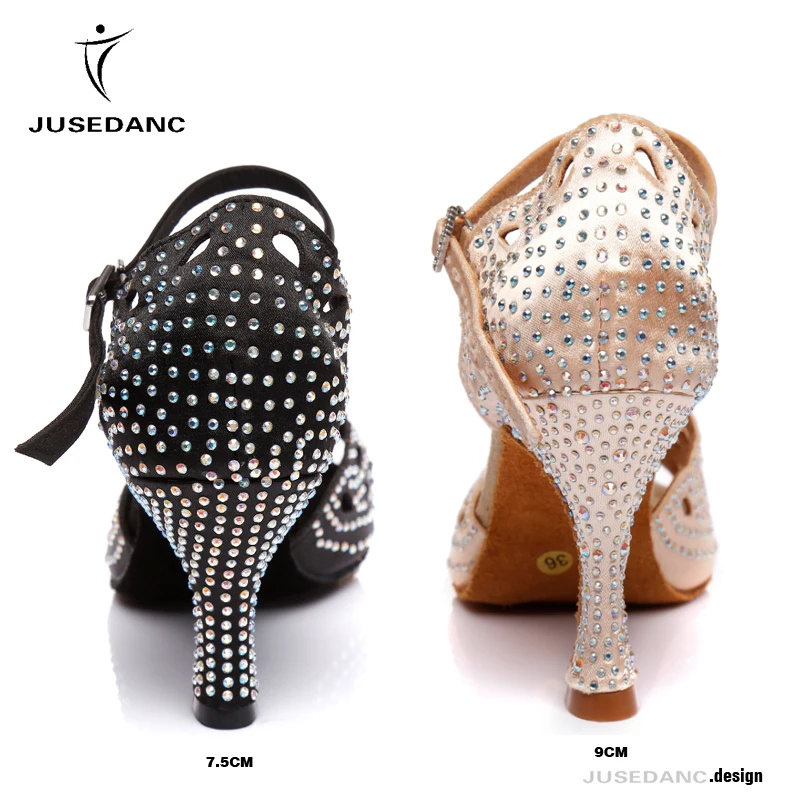Женские танцевальные туфли на квадратном каблуке женские для латинских танцев