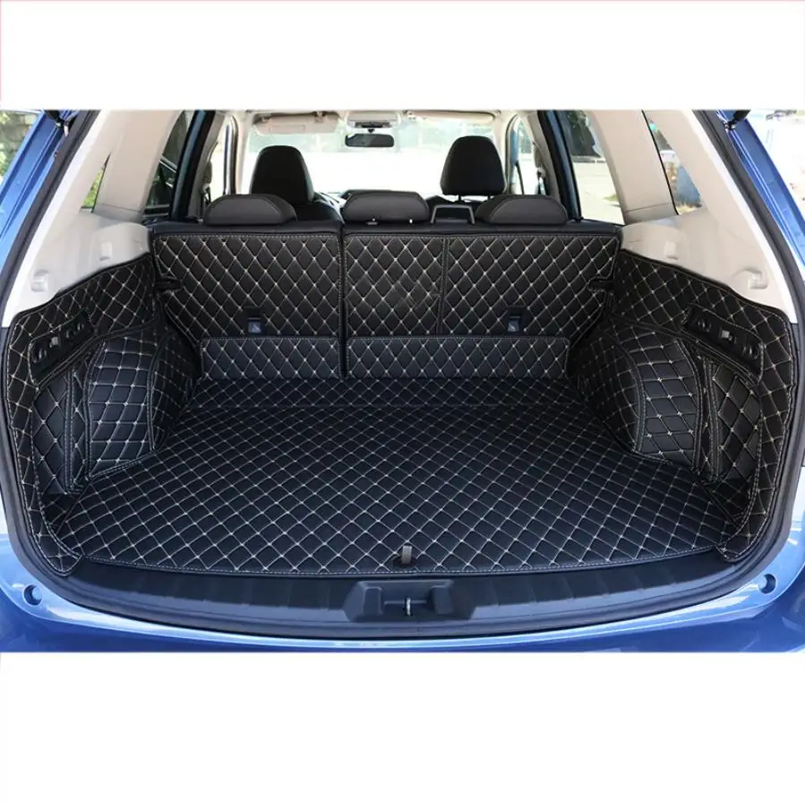for Leather Car Trunk Mat Cargo Liner for Subaru Forester 2013 2014 2015 2016 2017 2018 2019 2020 Rug Carpet Accessories