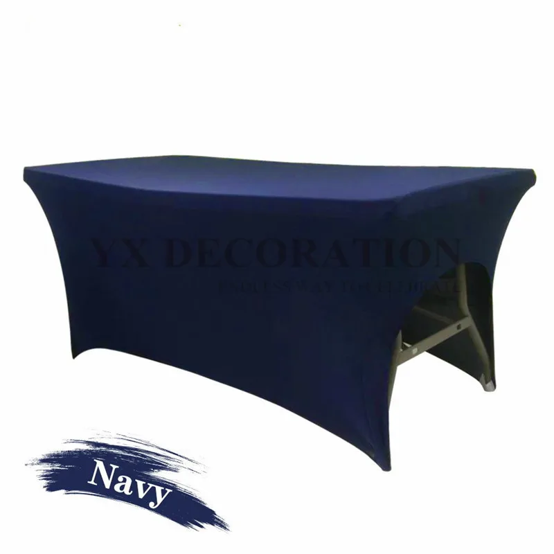 5 шт. прямоугольник стрейч чехол для стола из спандекса лайкра домашняя кухня