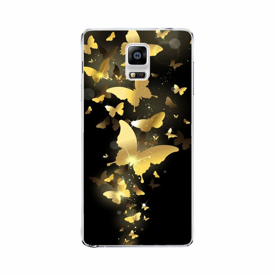 Чехол для Samsung Galaxy Note 4 Note4 силиконовый мягкий ТПУ чехол-накладка N9100 чехол