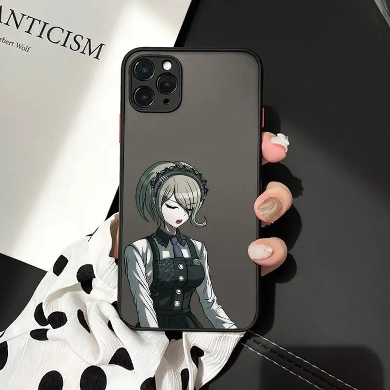 

Danganronpa V3 Killing Harmony anime Phone Case matte transparent For iphone 7 8 11 12 plus mini x xs xr pro max cover