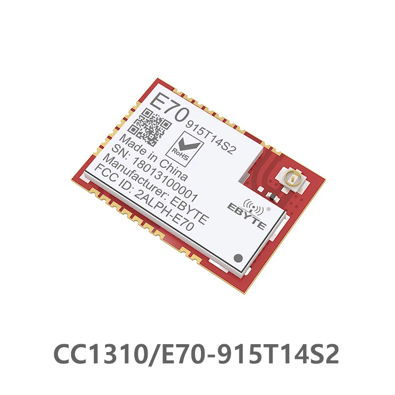 

COJXU 915 МГц CC1310 Модуль UART беспроводной трансивер FEC защита от помех 14dBm SoC модуль связи E70-915T14S2