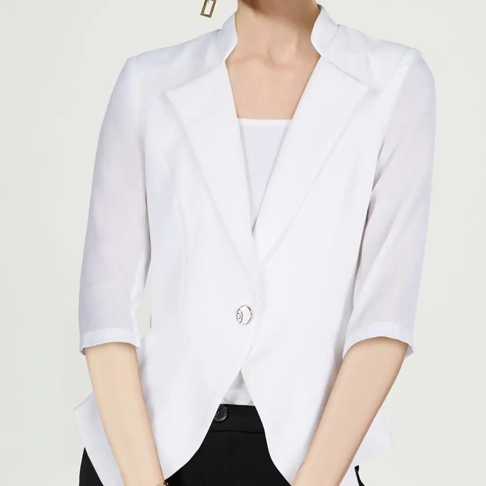 

[2020 spring summer new style ] white net red small suit jacket women's mix temperament western-style suit jacket