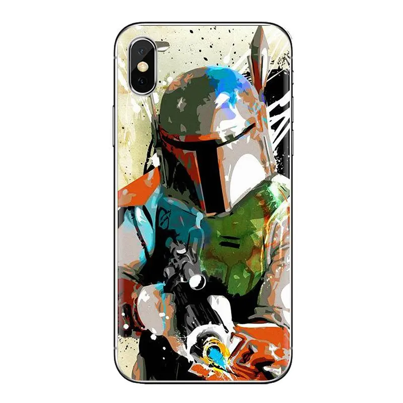 Звездные войны 7 Дарт Вейдер boba Фетт для iPhone XS Max XR X 4 4s 5 5S 5C SE 6 6S 8 Plus samsung Galaxy J1 J3 J5 J7 A3