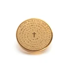 12 шт. Lord Pray Padre Nuestro 304 очаровательыне нержавеющие подвески для самостоятельного изготовления ювелирных изделий ожерелье Фурнитура 15x1,5 мм