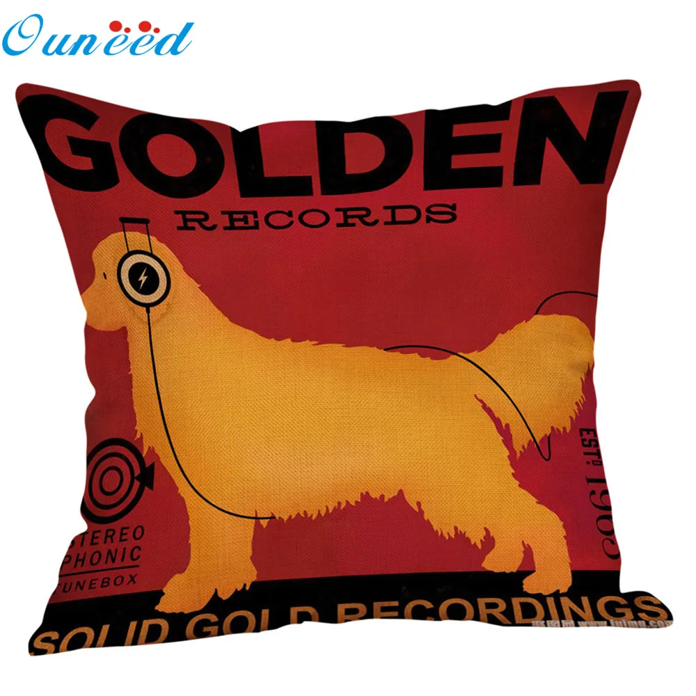 Ouneed чехол для подушки с милыми принтами животных классной собаки на талию