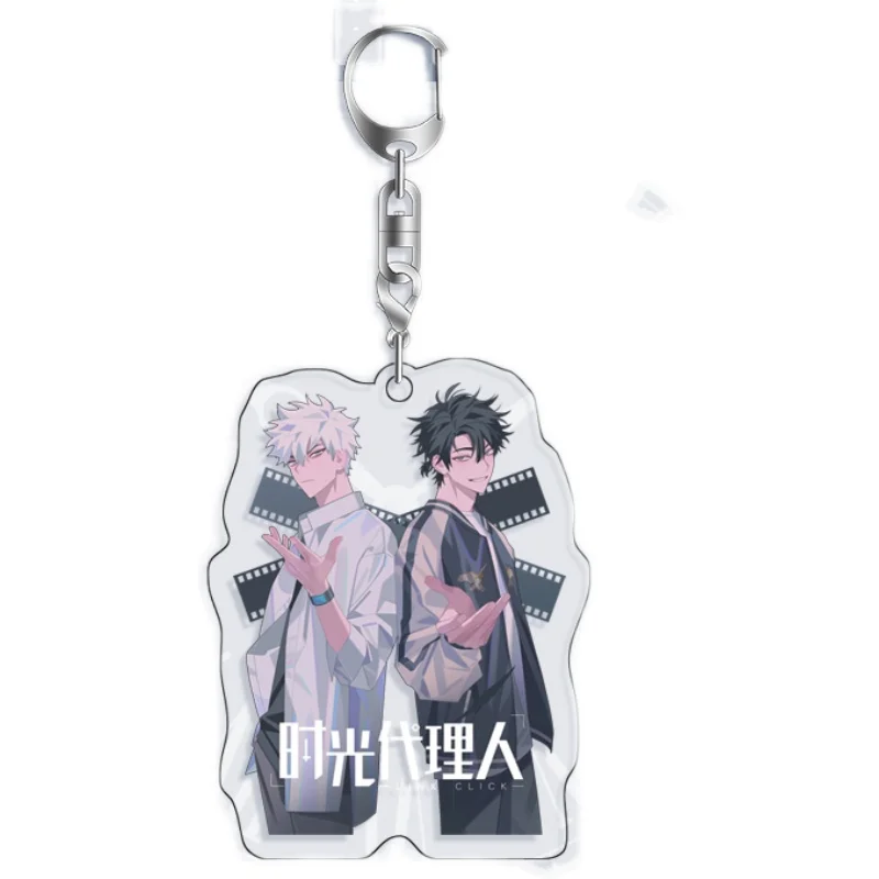 

Anime Game Shiguang Daili Ren Cheng Xiaoshi QiaoLing Acrylic Keychain Double Sided Cartoon Keyrings Backpack Pendant Gifts New