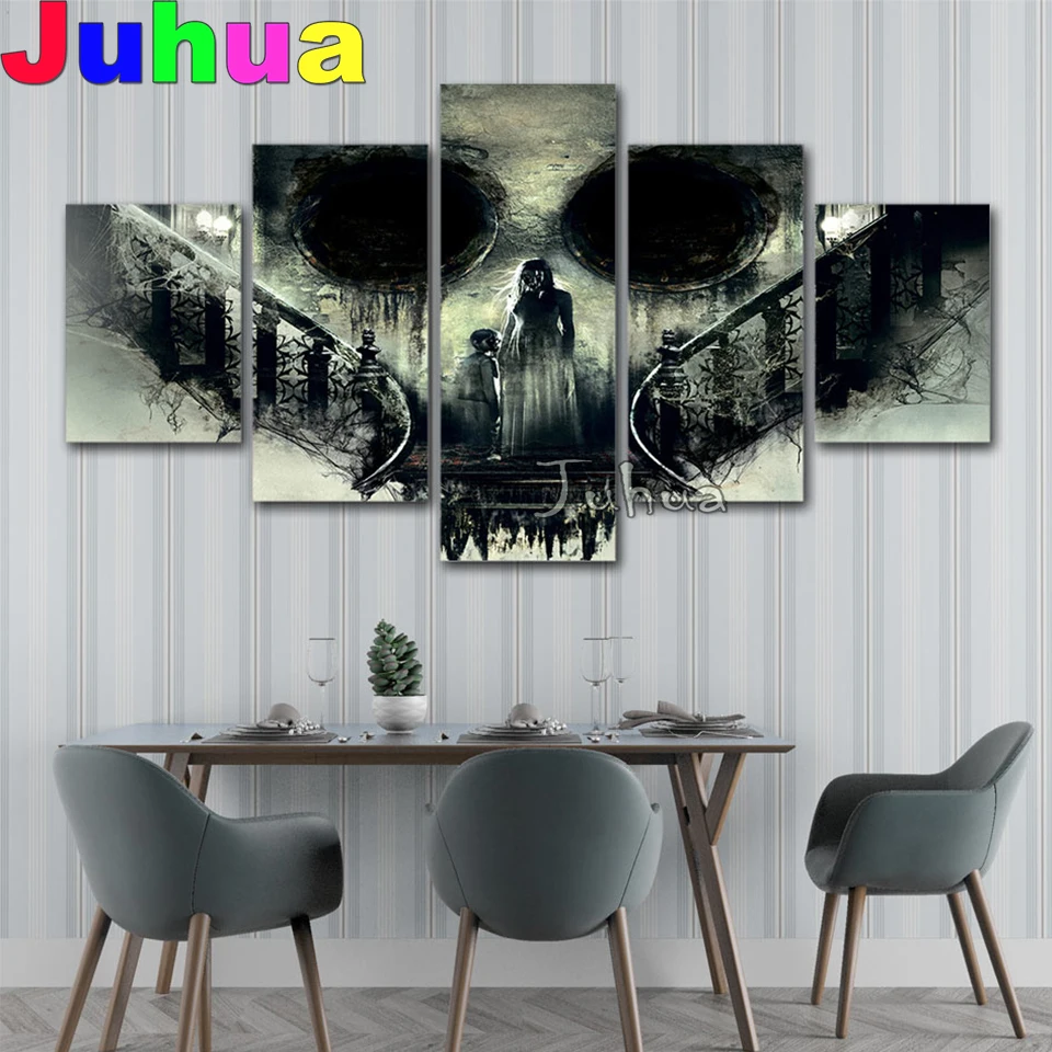 

Набор для алмазной вышивки «Череп», 5 шт.