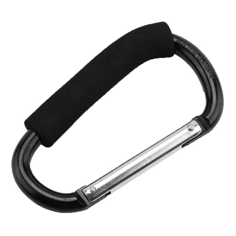 Большой D-образный карабин из алюминиевого сплава быстросъемная мягкая ручка