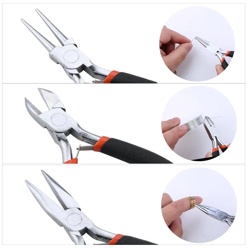 

Alloy Accessories Jewelry Findings Set Jewelry Making Tools Copper Wire OpenJump Rings Earring Hook Jewelry Making Supplies Kit