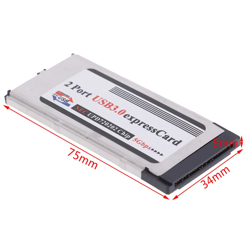 Новый USB 3 0 двойной 2 порт экспресс карта 34 мм Слот Экспресс Карта PCMCIA конвертер