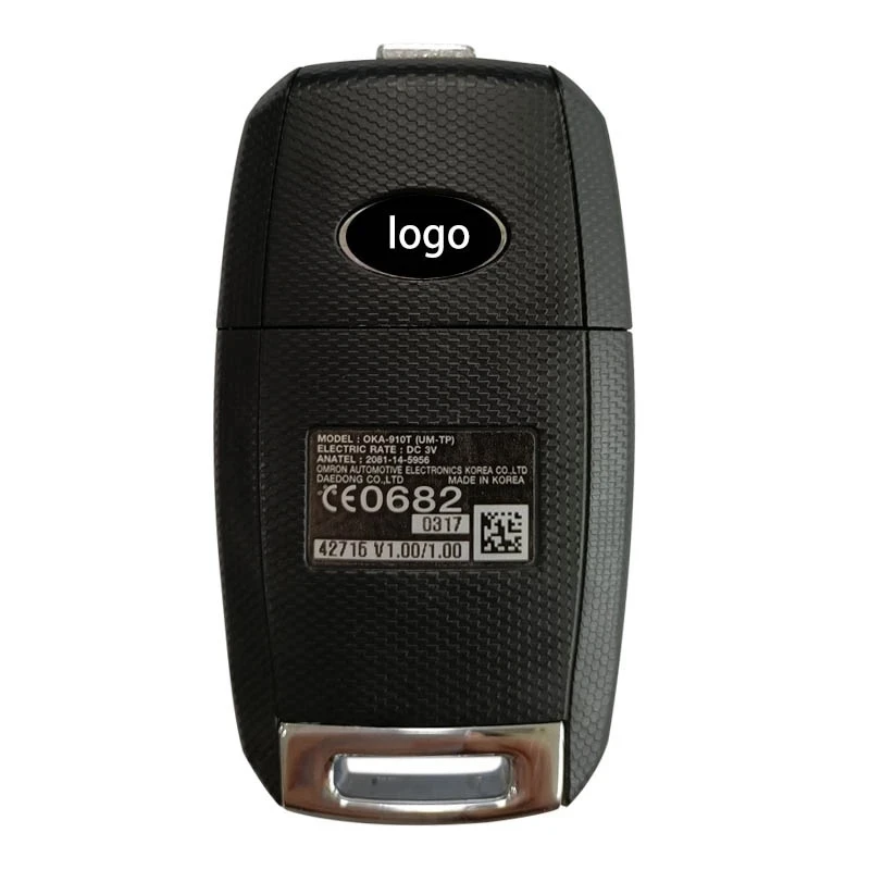 Оригинальный умный дистанционный ключ-брелок KEYECU OEM с 3 кнопками 433 МГц TIRIS DST80 чип