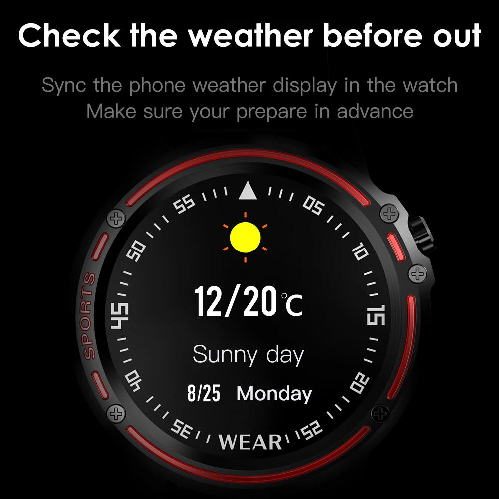 Torntisc L8 PPG+ ECG Full Round Display Smart Watch Men IP68 Waterproof Heart Rate Blood Pressure Sport Smartwatch