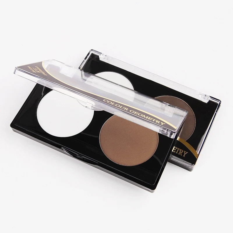 2 цвета макияж бронзатор консилер палитра Макияж контур отбеливание ярче