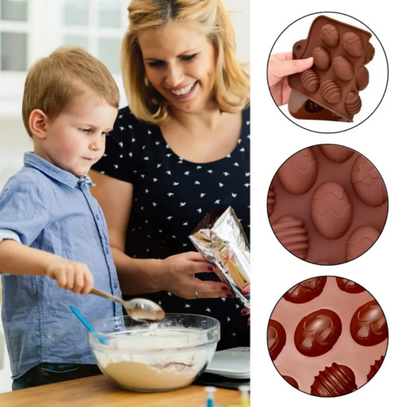 

Norbi Chocolate Mold Cake Decorating Tools Silicone Rabbit Basket Shaped Baking Biscuit Fondant Molds Accessories Dropshipping