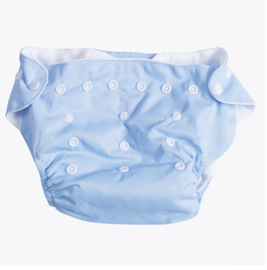 Регулируемые Многоразовые детские подгузники для мальчиков и девочек мягкие