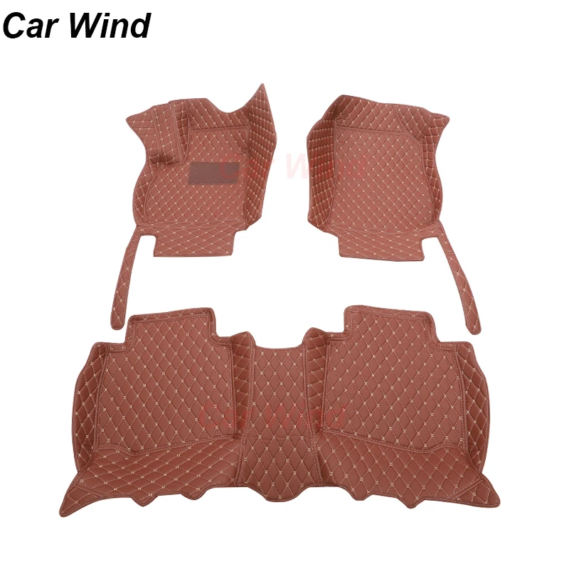 

Customized Leather Auto All Weather Lexury Car Mats Floor Carpets Rugs Set For Jaguar XF 2008 2009 Interior details accessories