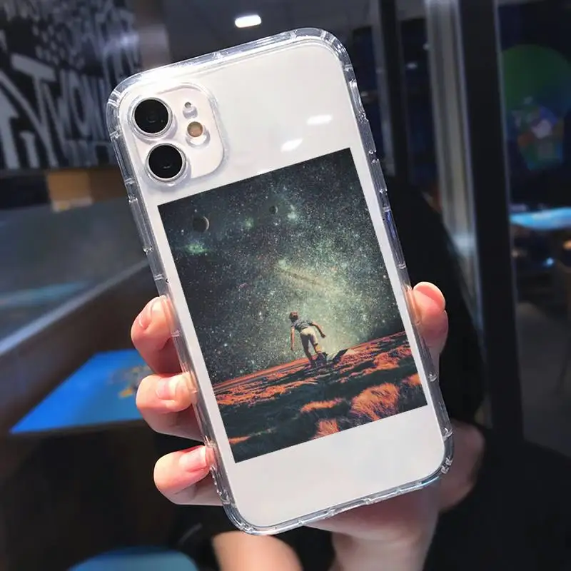 

Interesting life and universe Phone Case Transparent for iPhone 11 12 mini pro XS MAX 8 7 6 6S Plus X 5S SE 2020 XR