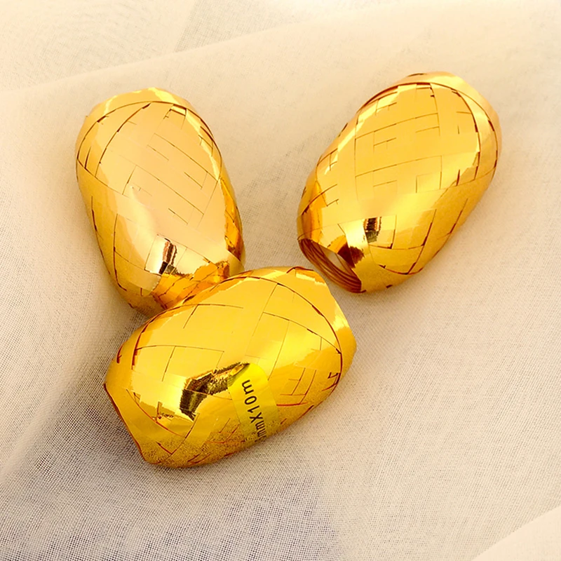 Белая Роза Золотая лента 10 метров длинная фольга Латекс шары Свадьба День