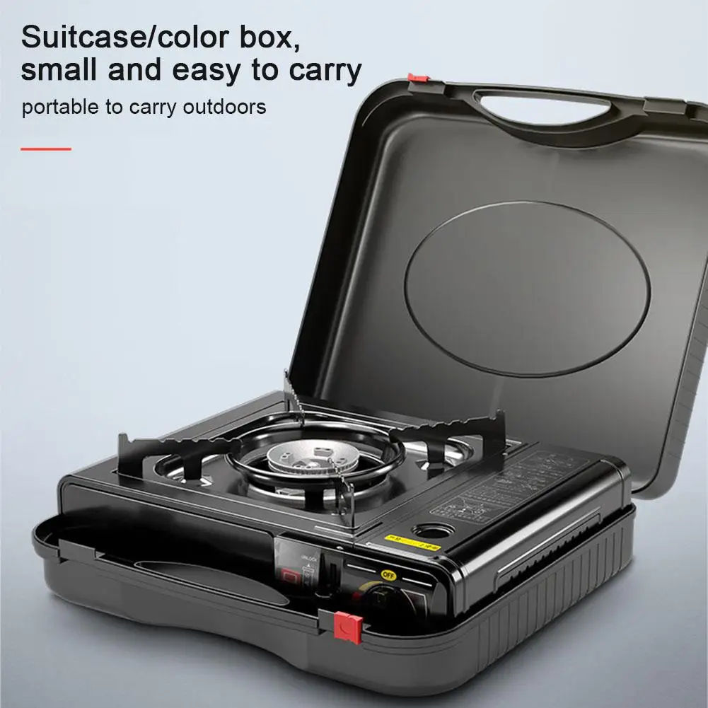 

New Outdoor Gas Stove Household Cassette Furnace Portable Windproof Cas Hot Pot Wild Barbecue For Camping Hiking