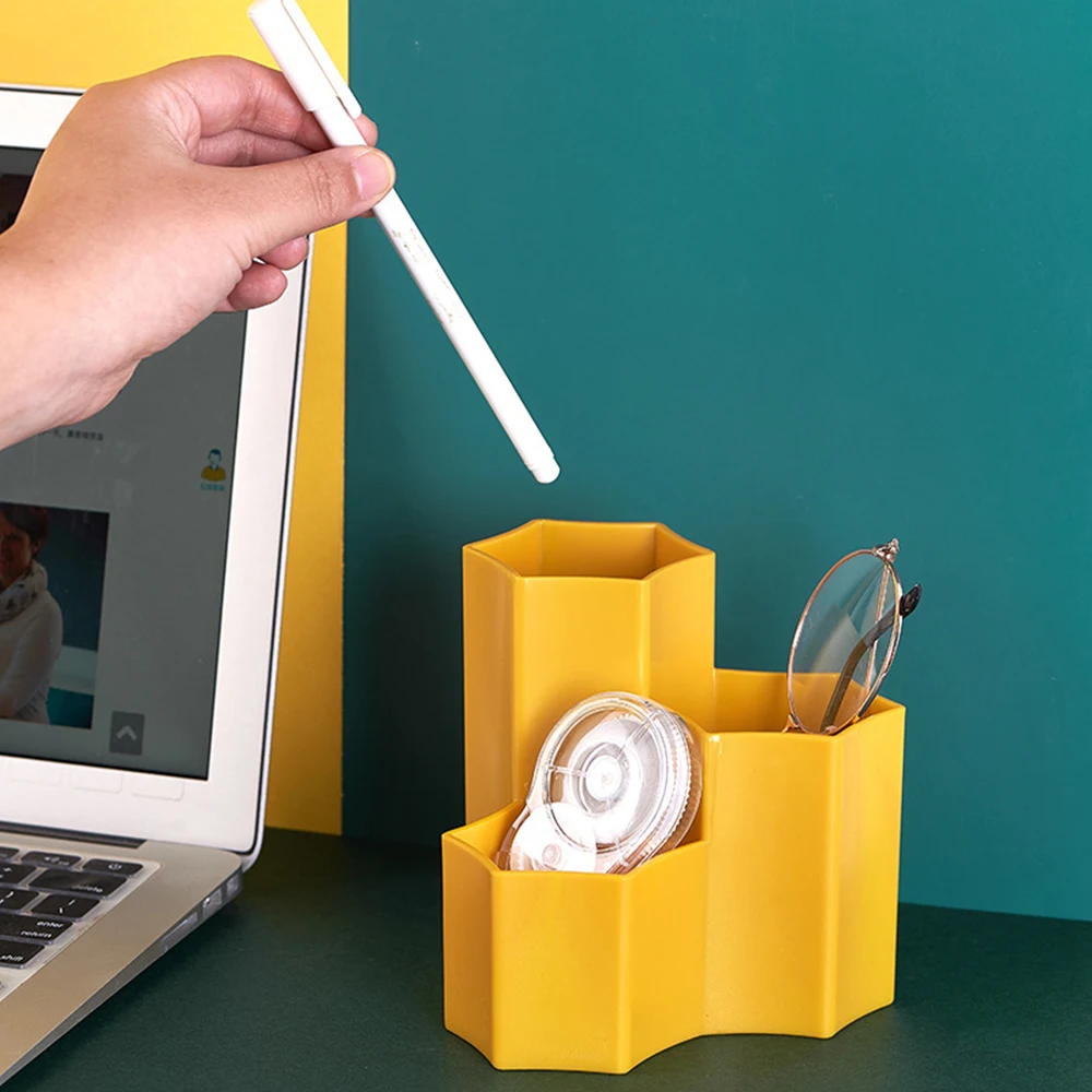 Чехол для макияжа простой стильный прочный держатель кистей ведро карандаш