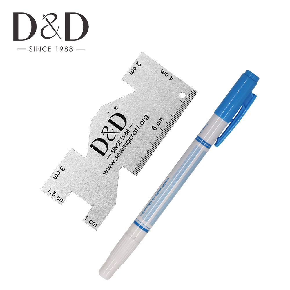 1 шт. водостираемая ручка растворимый исчезающий по ткани маркер и металлическая