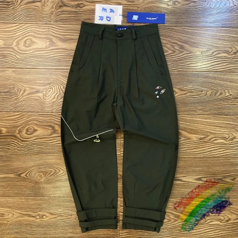 

Брюки-карго армейского зеленого цвета Adererror для мужчин и женщин, комбинезон лучшего качества 1:1, леггинсы, светоотражающие полосатые спорти...