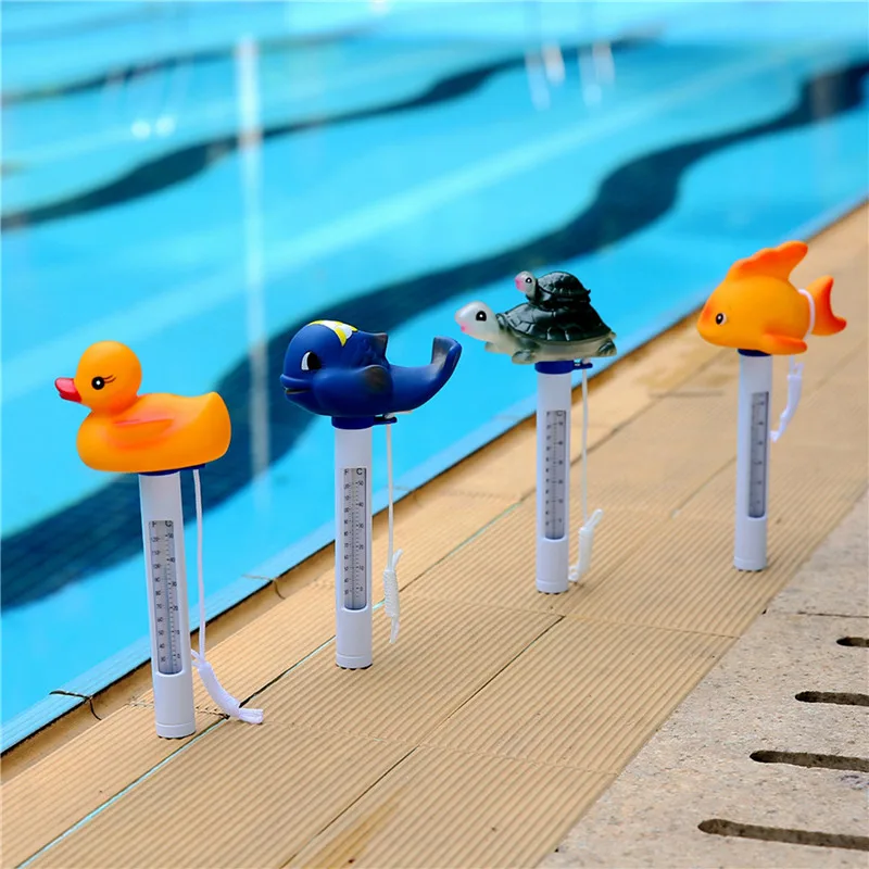 

Cute Animal Floating Thermometer for Outdoor & Indoor Swimming Pools Spas/Hot Tubs Pool Water Temperature Sensor