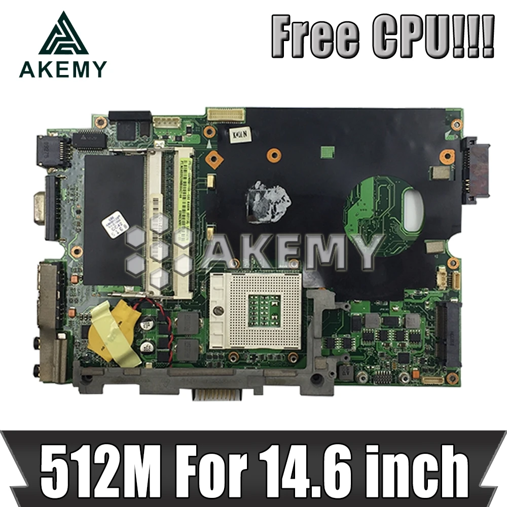 Free CPU!!! laptop motherboard W/ 512M For Asus K50AB K50AF K50AD X5DAf X5DAD 14.6 inch &quot mainboard motherboard|Материнские
