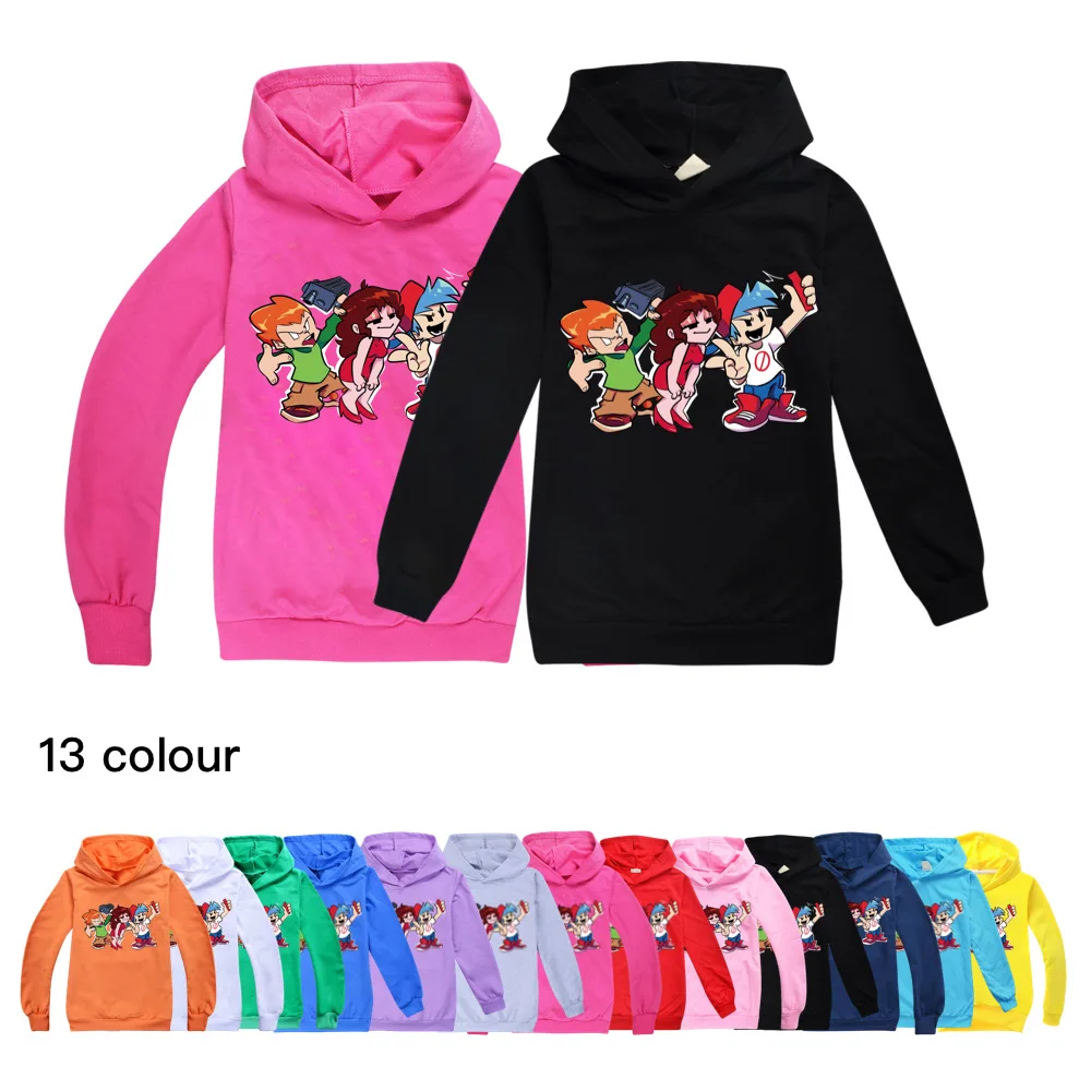 

Friday Night Funkin Birthday Girl Funny Shirt Cotton Baby Boy Tops Little Kids Fall Fashion Clothes 8 10 12 Year Toddler Hooded