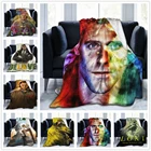 Одеяло Lokies, фланелевое одеяло, микро фото, для кровати, автомобиля и украшения дома