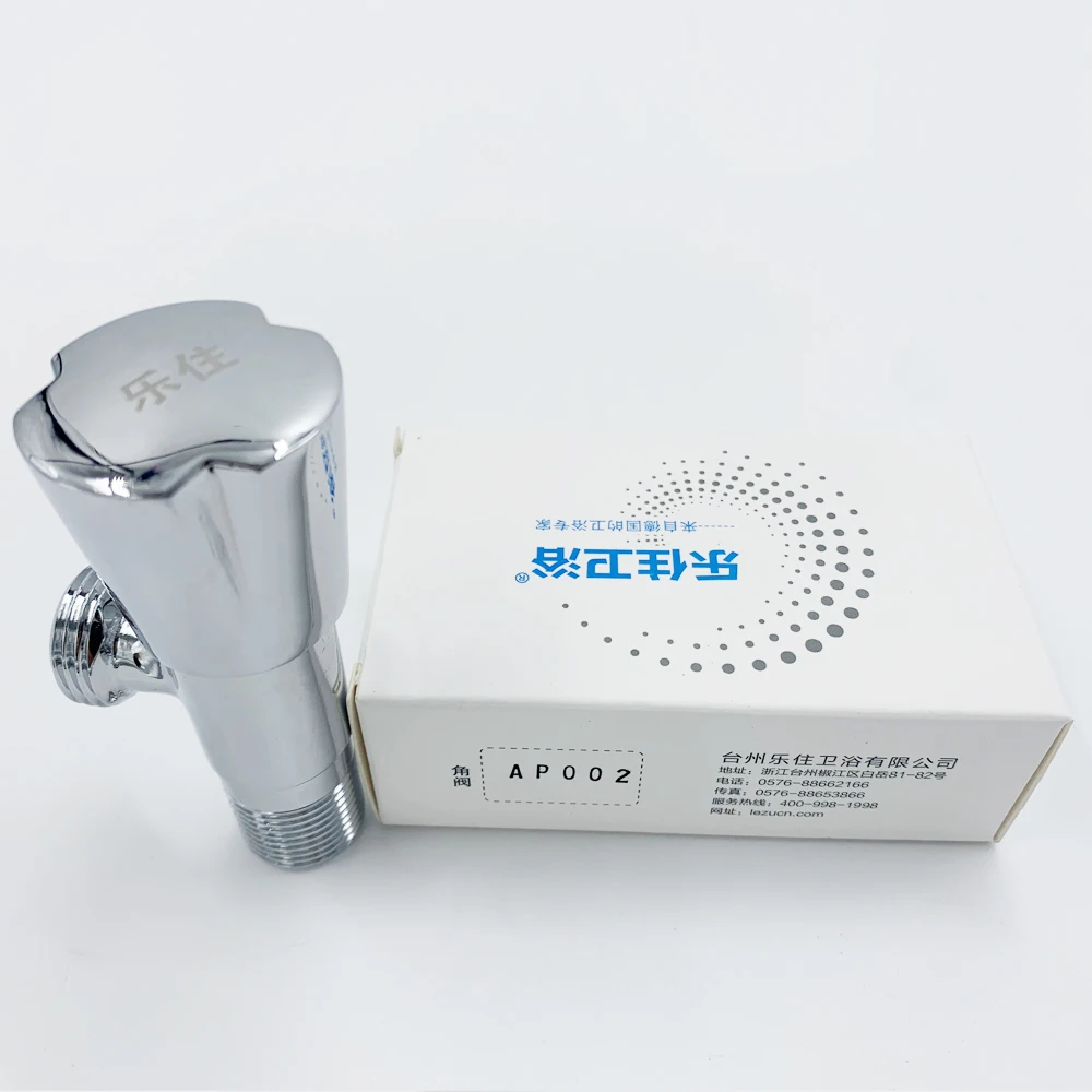 

Угловой кран для ванной LEZHU, Смесители из нержавеющей стали черного цвета для кухни, холодного и горячего использования, стандарт G1/2, с резьб...