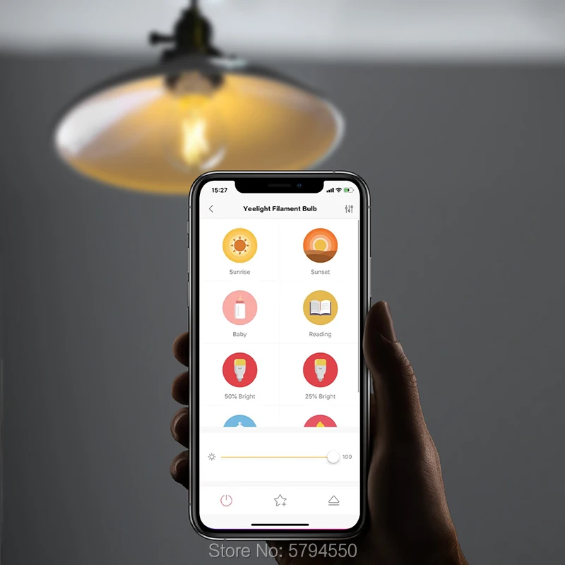 Умсветодиодный Светодиодная лампа накаливания Yeelight E27 220 В 6 Вт 2700 к Wi-Fi |