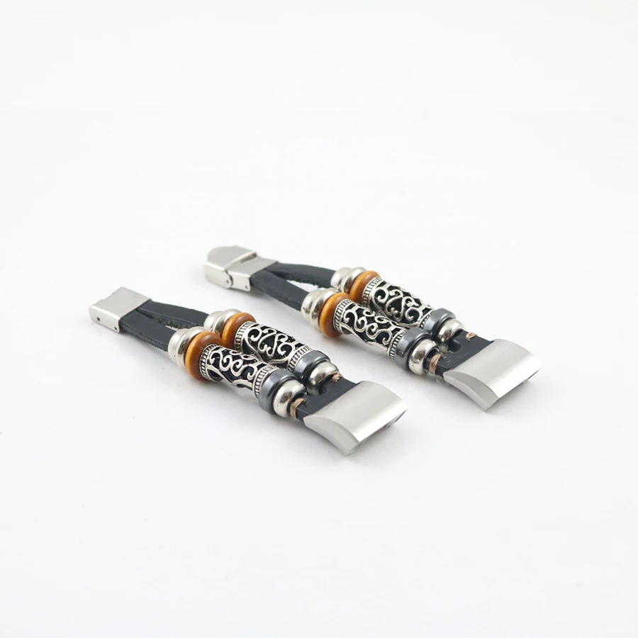 Высококачественный кожаный ремешок для часов браслета Fitbit Charge 2 спортивный