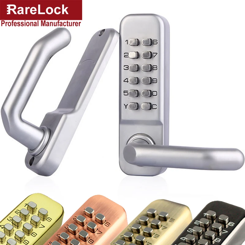 

Combination Handle Door Lock Custom Password for Home Office Shop Hotel School Hardware DIY Rarelock OS209A aa