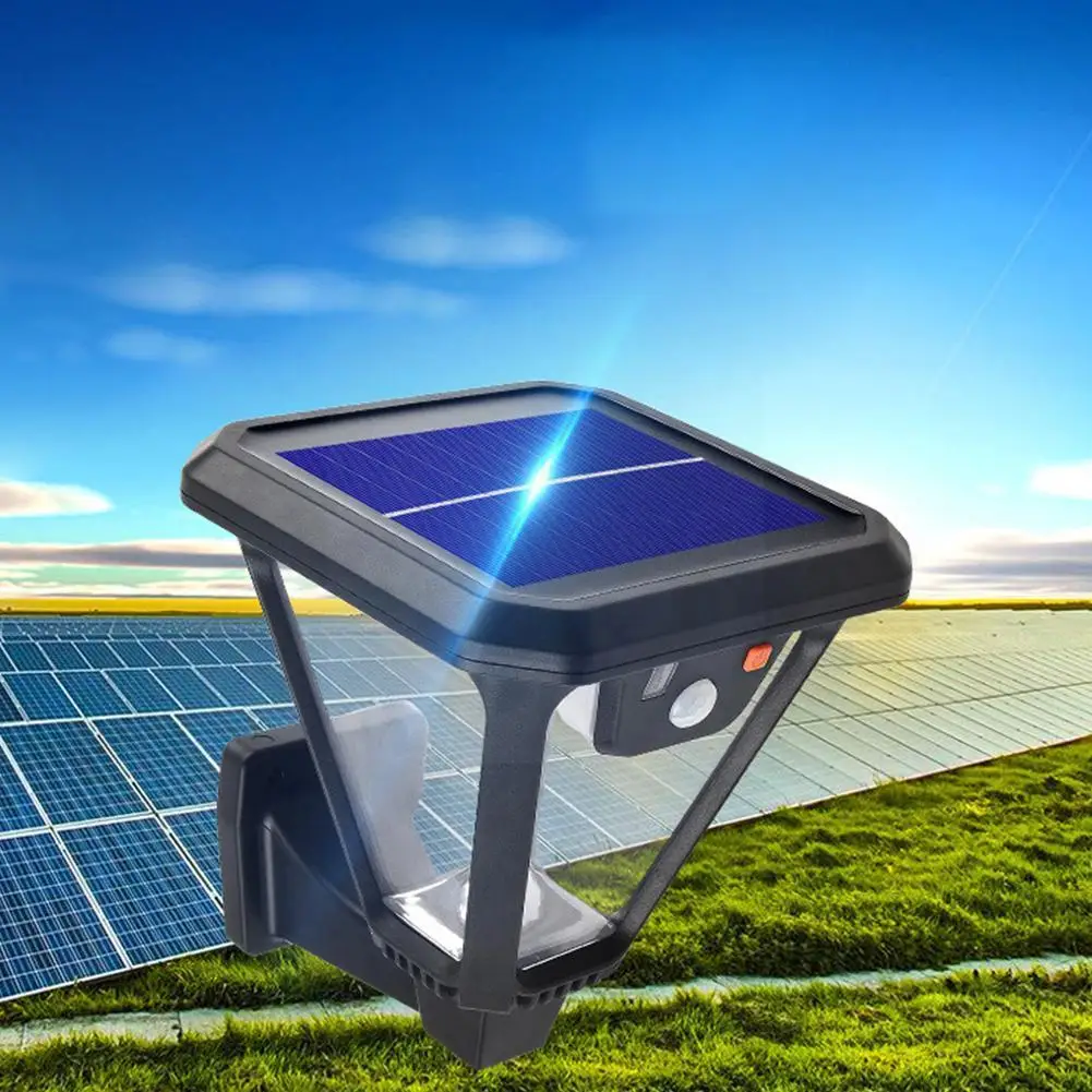 

Садовый светильник на солнечной батарее L2X6, уличная светодиодная Водонепроницаемая настенная лампа с датчиком движения для ландшафта, сад...