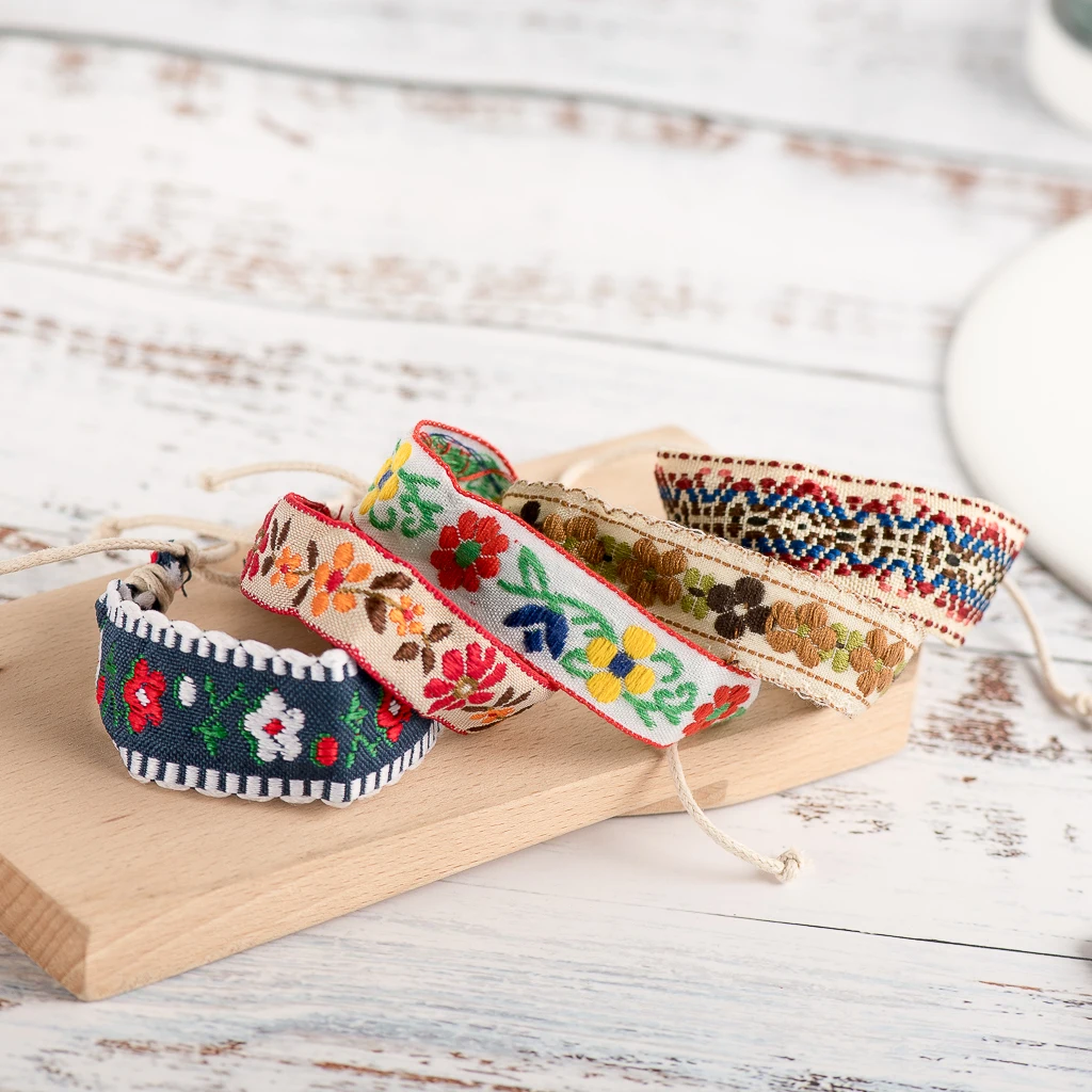 

String Adjustable Handmade Macrame Rope Woven Bracelet thread Woven Bracelets lot For Women Wholesale #KY315