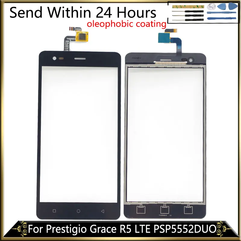 Сенсорный ЖК экран для Prestigio Grace R5 LTE PSP 5552DUO 5552 DUO 5552|Сенсорные панели (тачскрин)| |