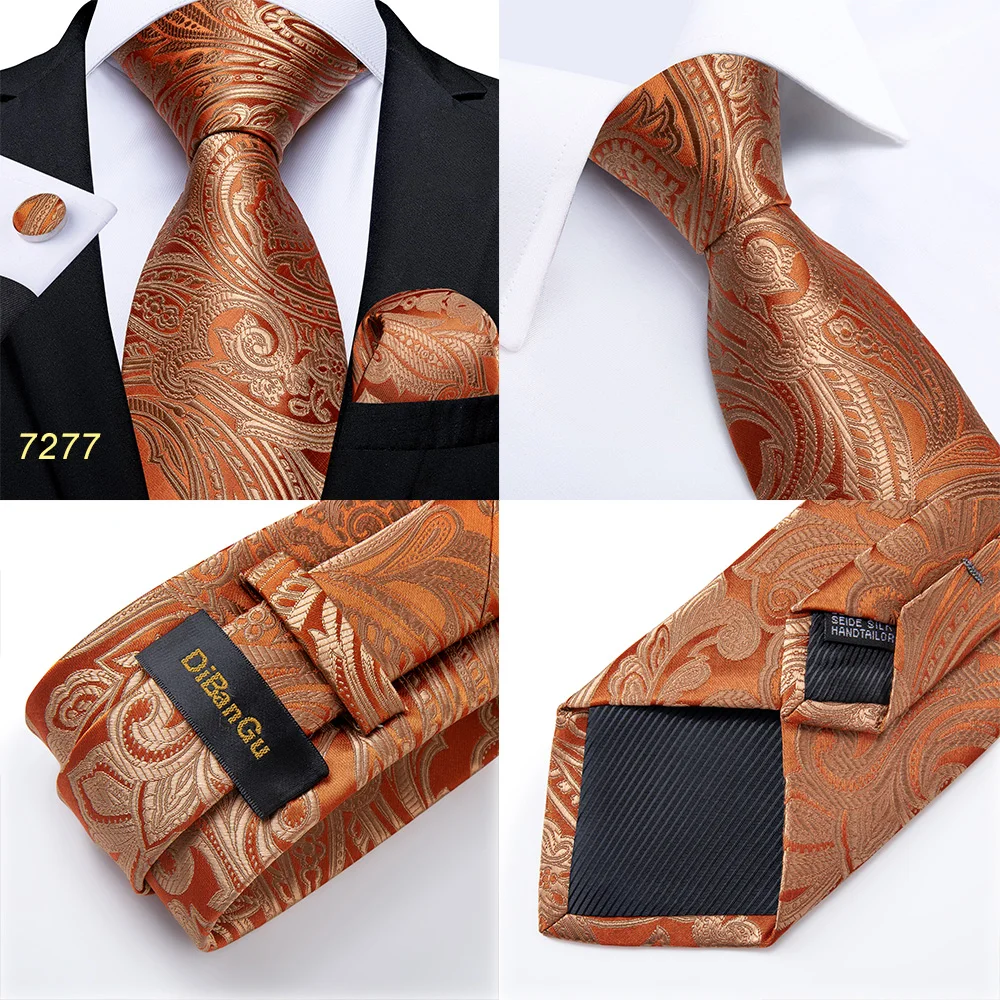 Подарочный мужской галстук зеленый синий Пейсли Шелковый Свадебный для мужчин