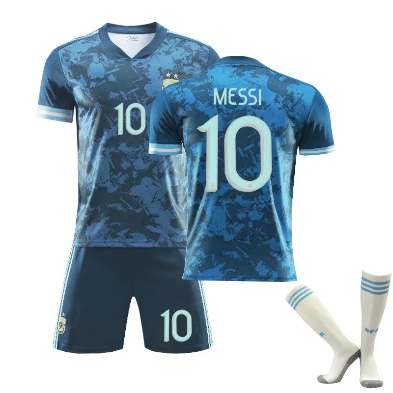 

2021agt top selling football suit star away match same style outdoor sports three piece match suit adult style